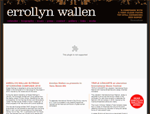 Tablet Screenshot of errollynwallen.com